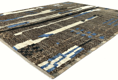 Contemporary Brown Abstract Style Moroccan Style