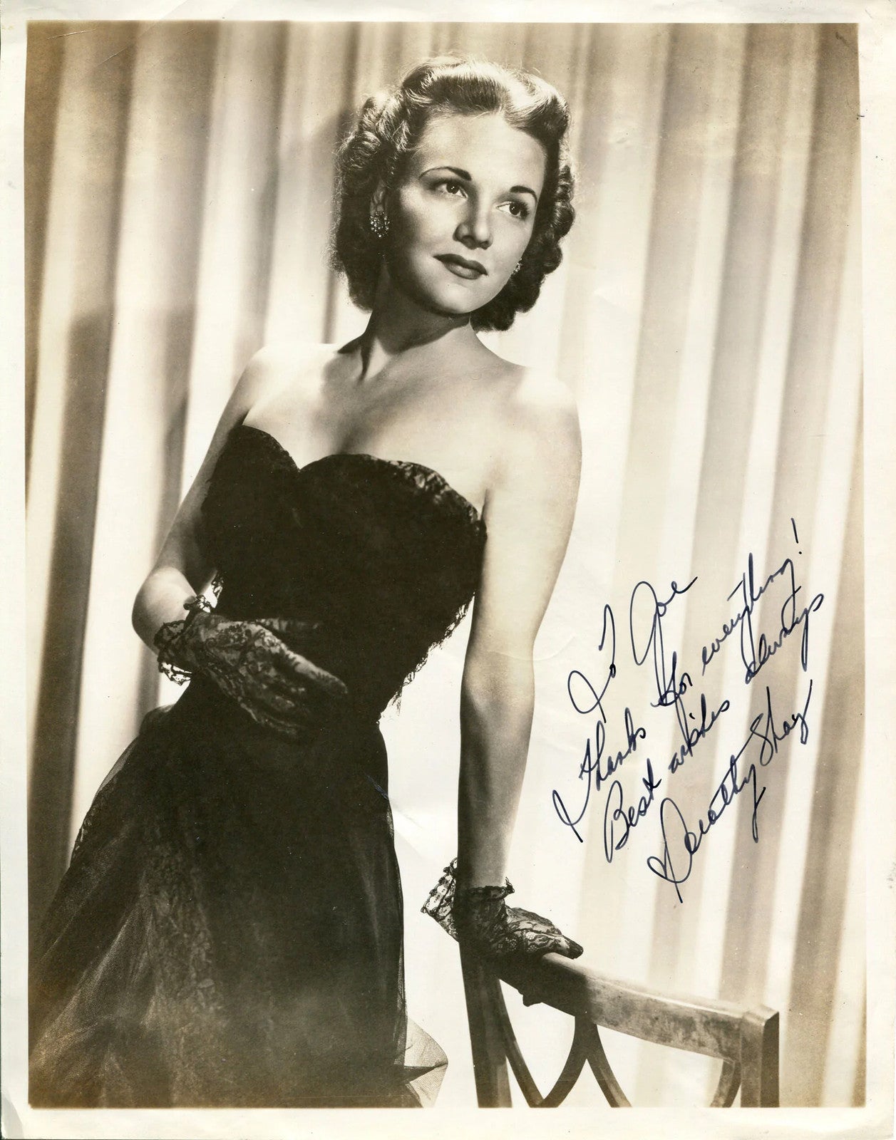 Dorothy Shay Autographed Original Photo (Jsa)