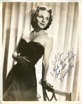 Dorothy Shay Autographed Original Photo (Jsa)