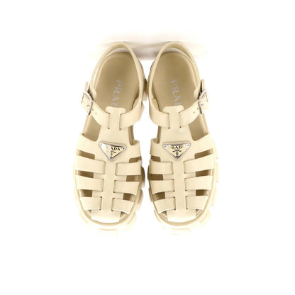 Prada Women'S Monolith Cage Platform Sandals Rubber
