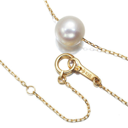 Tasaki Necklace Akoya Pearl 8.2Mm 18K 750 Yellow Gold