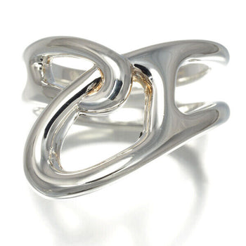 Hermes Ring Chaine D'Ancre Punk Eu55 925 Sterling