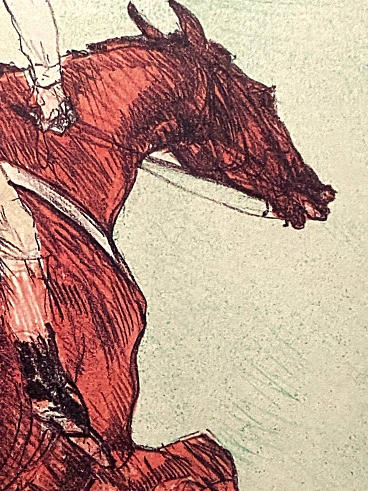 Henri De Toulouse-Lautrec Mourlot 1952 Coa Signed Stamp Published