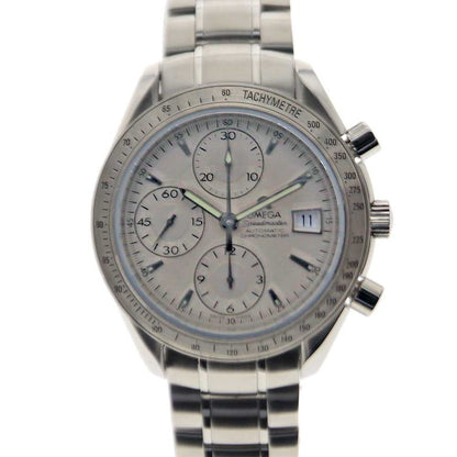 Omega Speed Master Date 3211.3 Silver Case Size 40.0Mm Men'S Used Watch #41928