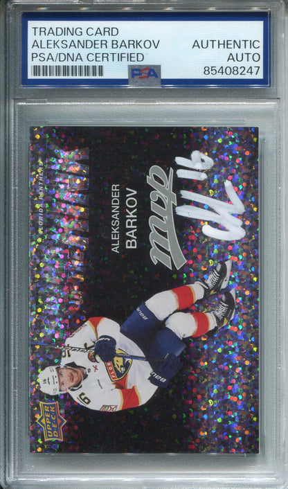 Aleksander Barkov Autographed Upper Deck Card Psa Authentic Auto
