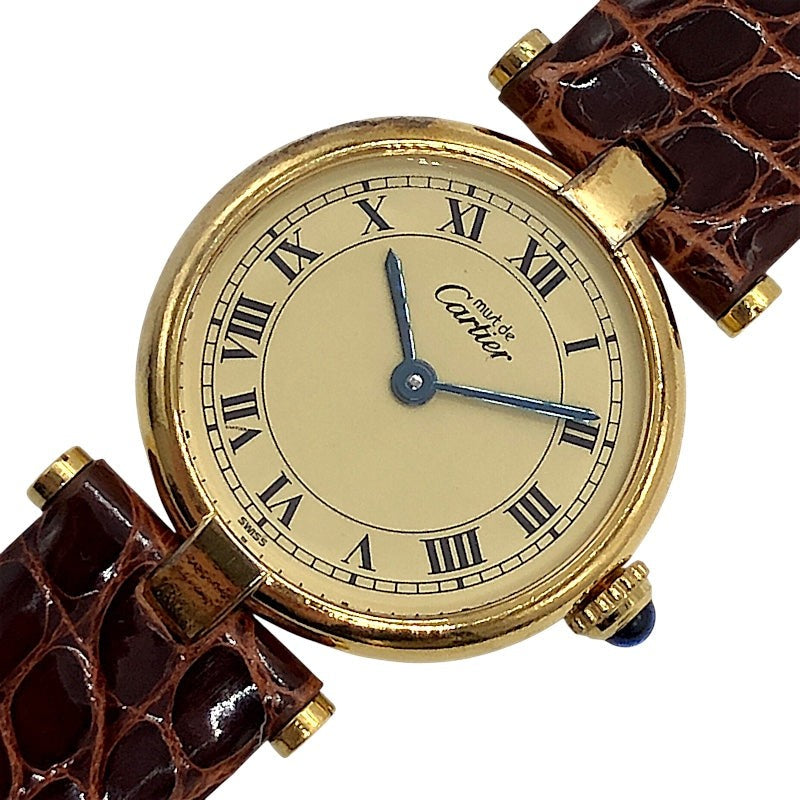Cartier Must Vendome W1002253 Ivory Gold Sv/Gf