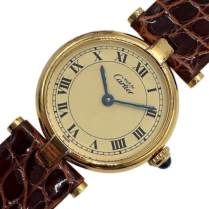 Cartier Must Vendome W1002253 Ivory Gold Sv/Gf