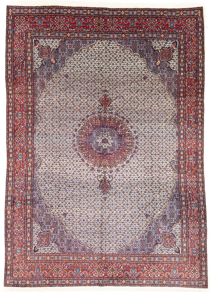 Vintage Oriental Rug Traditional Classic Floral