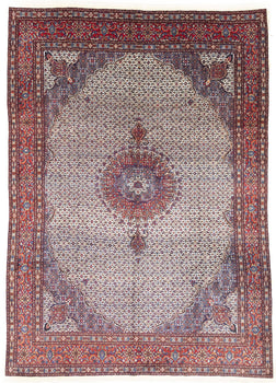 Vintage Oriental Rug Traditional Classic Floral