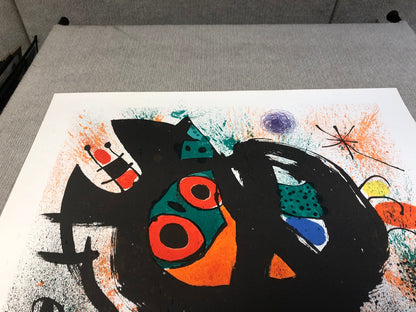 Joan Miro Pasadena Art Museum Exhibition " Lithograph Abstract