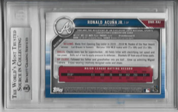 Ronald Acuna Jr 2019 Bowman Chrome National