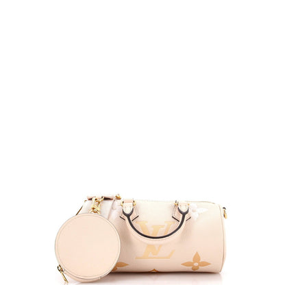 Louis Vuitton Papillon Handbag By The Pool Monogram Empreinte Giant Bb