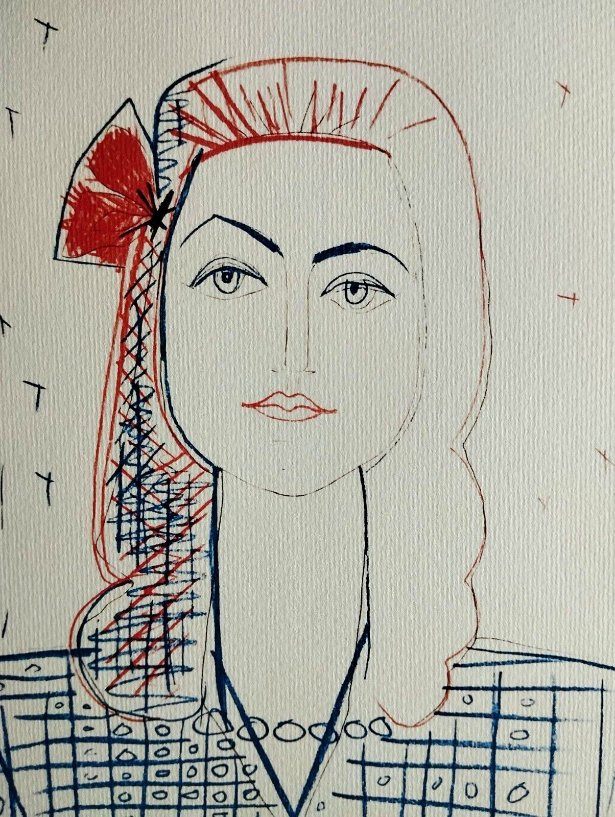 Pablo Picasso Lithograph Coa Signed In Pen Numbered In Pencil 180Ex