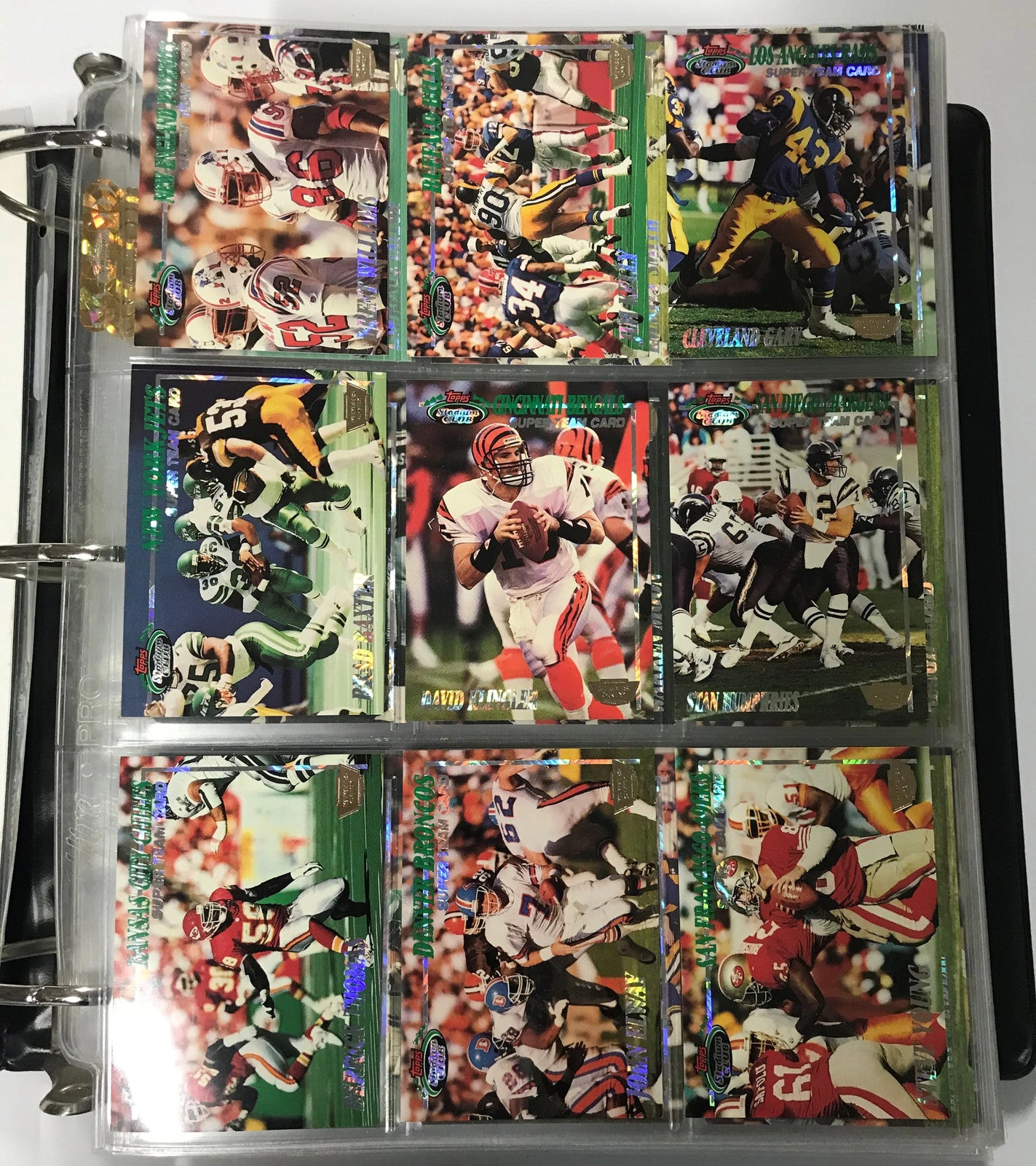 1993 Topps Stadium Club Members Only Football Complete Set
