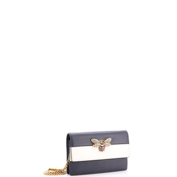Gucci Queen Margaret Chain Wallet Leather Mini