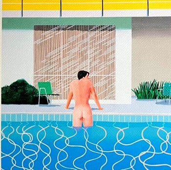 David Hockney - Lithograph Coa Original Signed Numbered By Hand Limited