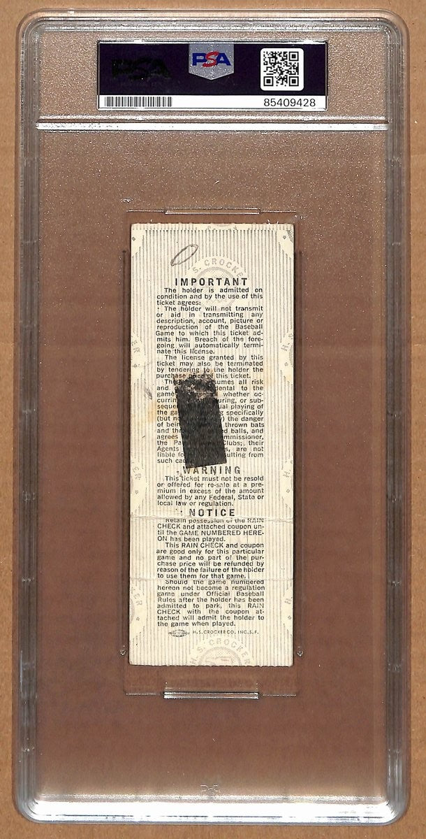Pete Rose Signed/Autographed 1975 World Series Game 3 Ticket Stub Psa/Dna 194190