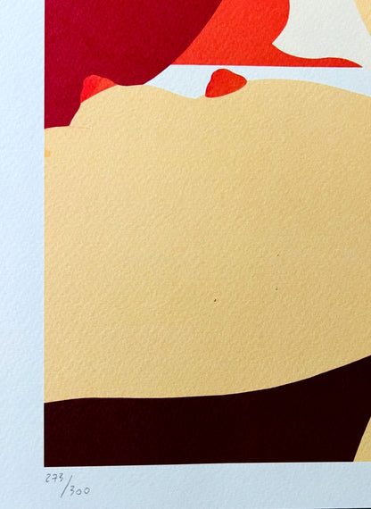 Tom Wesselmann Lithograph Signed COA Numbered in Pencil Crayon