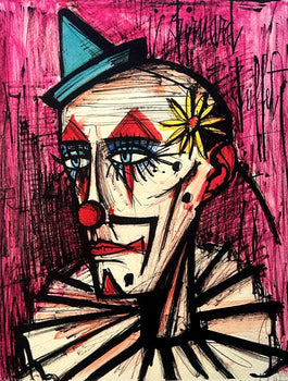 Bernard Buffet Lithograph Certified Coa Signed With Pen Op Numbered With Pencil