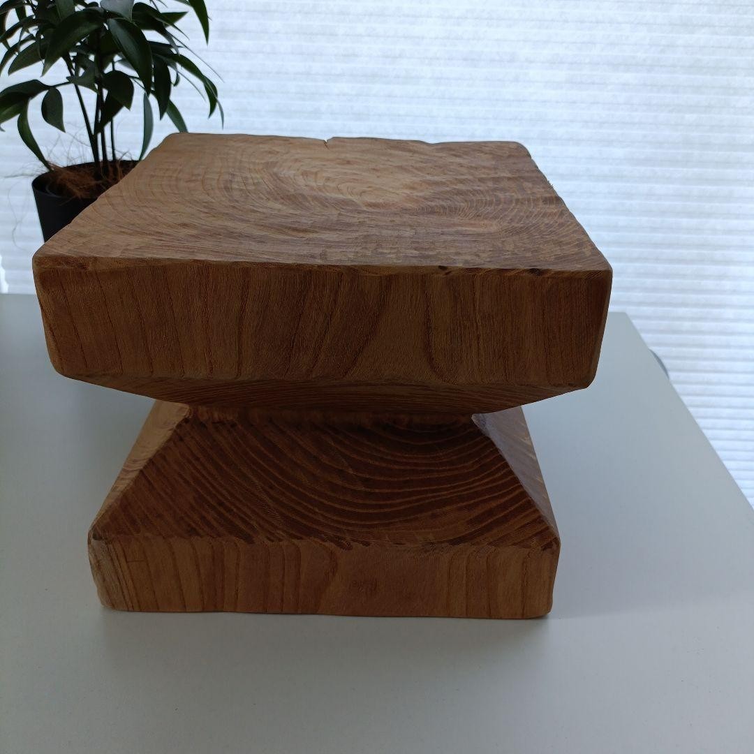Flower stand planter stand African stool Senufo teak One-of-a-kind Rare Object