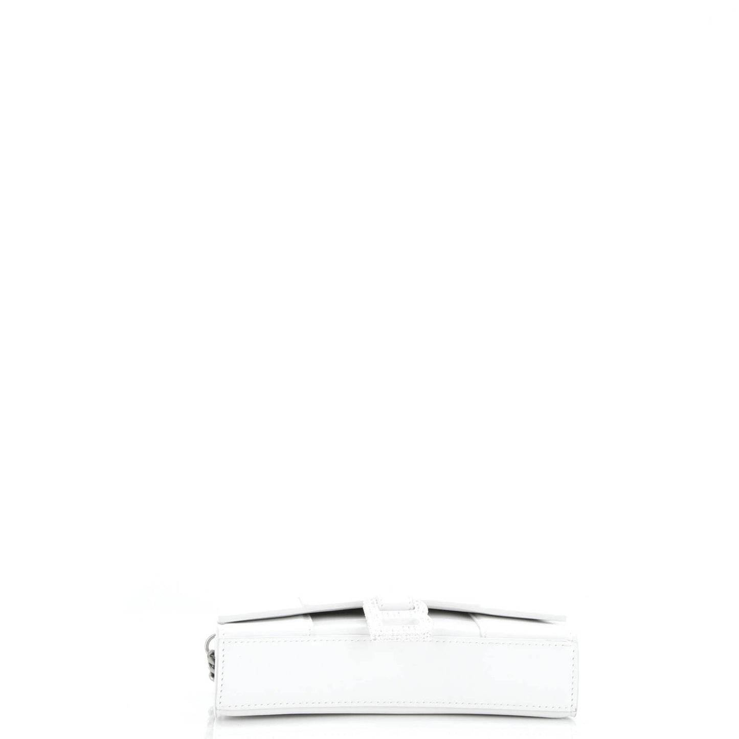 Balenciaga Hourglass Chain Wallet Leather With Crystal Detail