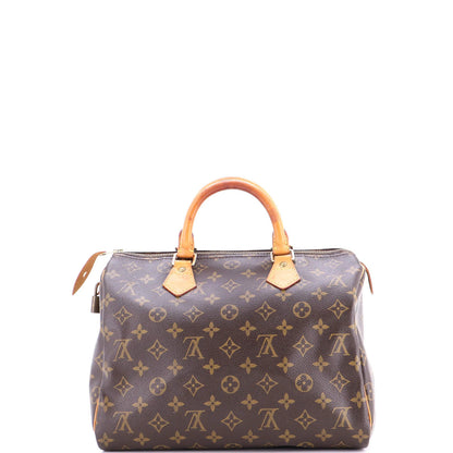Louis Vuitton Speedy Handbag Monogram Canvas 30