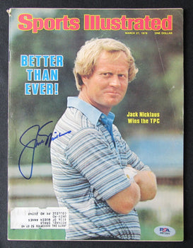 Jack Nicklaus Signed March 27, 1978 Sports