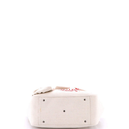 Valentino Garavani Rose Blossom Atelier Bag Canvas Medium