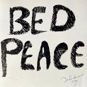 John Lennon & Yoko Ono, Lithograph 1986, 275 Ex