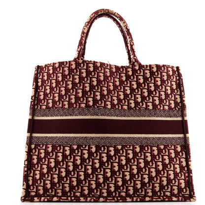 Christian Dior Book Tote Oblique Canvas Large