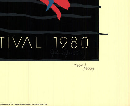 John Martinez Newport Jazz Festival " Serigraph Contemporar