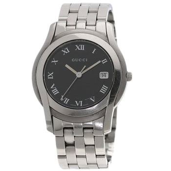 Gucci Round Face Watches 5500M Stainless Steel/Stainless Steel