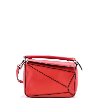 Mini Loewe Puzzle Bag Leather