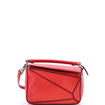 Mini Loewe Puzzle Bag Leather