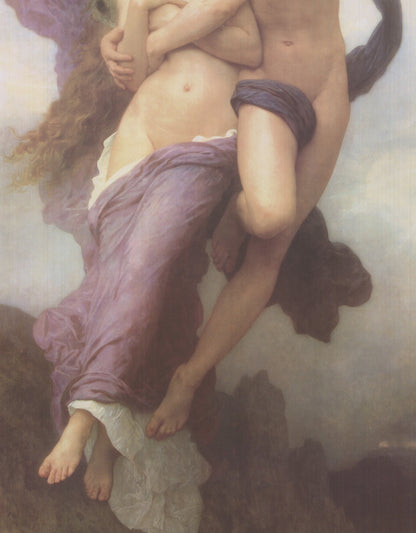 William-Adolphe Bouguereau The Seduction Of Psyche " Poster Real
