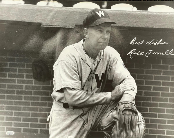 Rick Ferrell Autographed 16X20 Baseball Photo (Jsa)