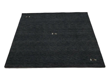 Charcoal Tribal Design Square 6X6 Gabbeh Modern
