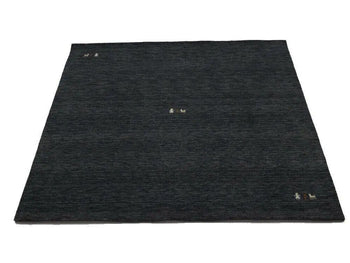 Charcoal Tribal Design Square 6X6 Gabbeh Modern