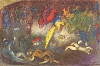 Marc Chagall Enlevement De Chloe (Abduction Of Chloe) 