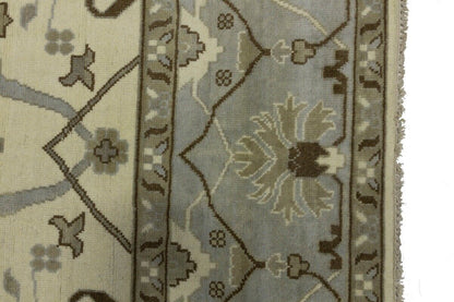 Handmade Wool Oushak Oriental Rug Extra Large