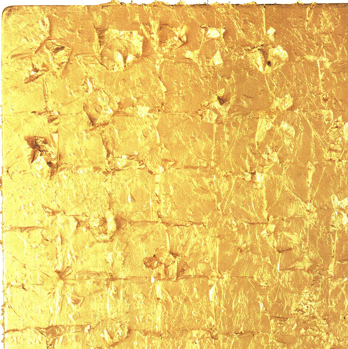 Yves Klein Gold Leaf On Panel " Poster Modernism Gold Squares