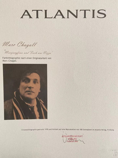 Marc Chagall Lithograph Coa Hand Numbered Signed Collectible