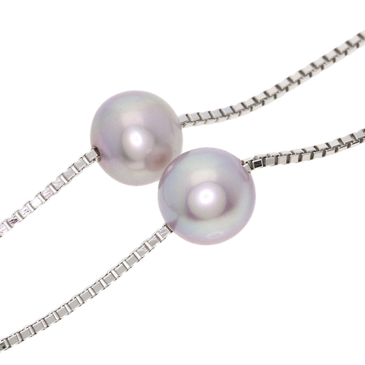 Tasaki   Necklace Station Pearl Pearl K18 White