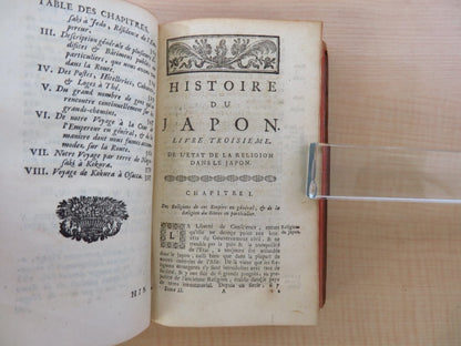 Histoire Naturelle De L'Empire Du Japon By Kaempfer, 1732 French Full Leather