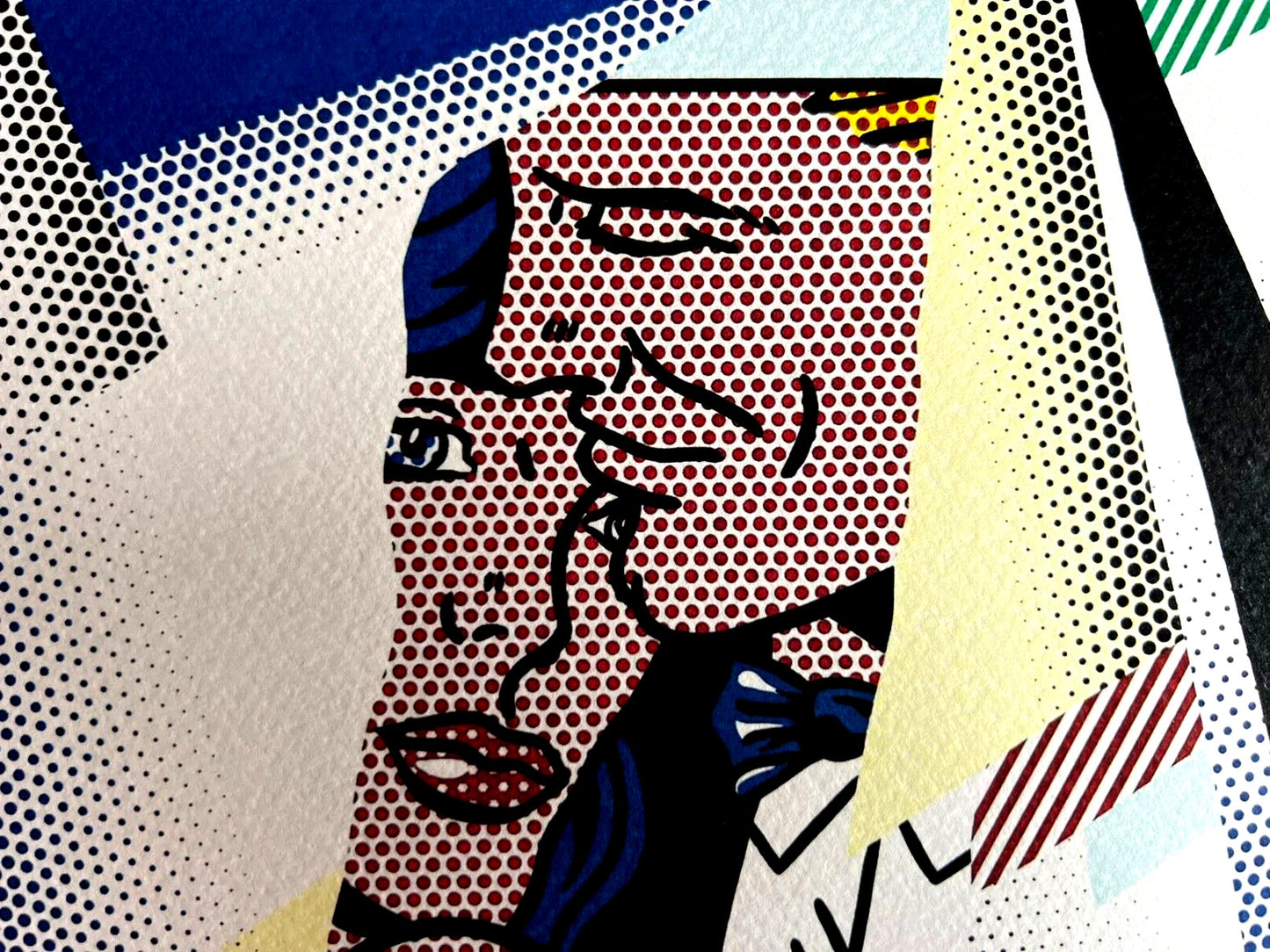 Roy Lichtenstein Lithograph Coa: Hand Numbered 275 Exe