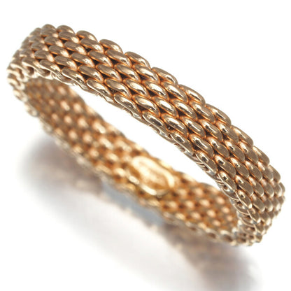 Tiffany&Co. Ring Mesh Somerset Us8 18K 750 Rose Gold