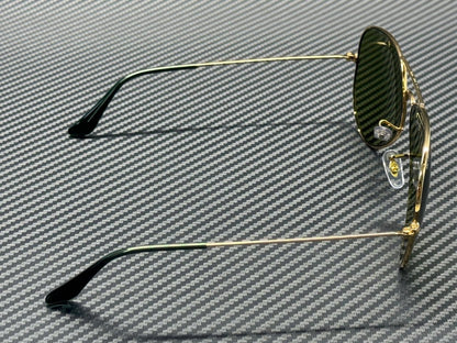 RAY BAN RB3025 001 4E Arista Gold Green 58 mm Unisex Sunglasses