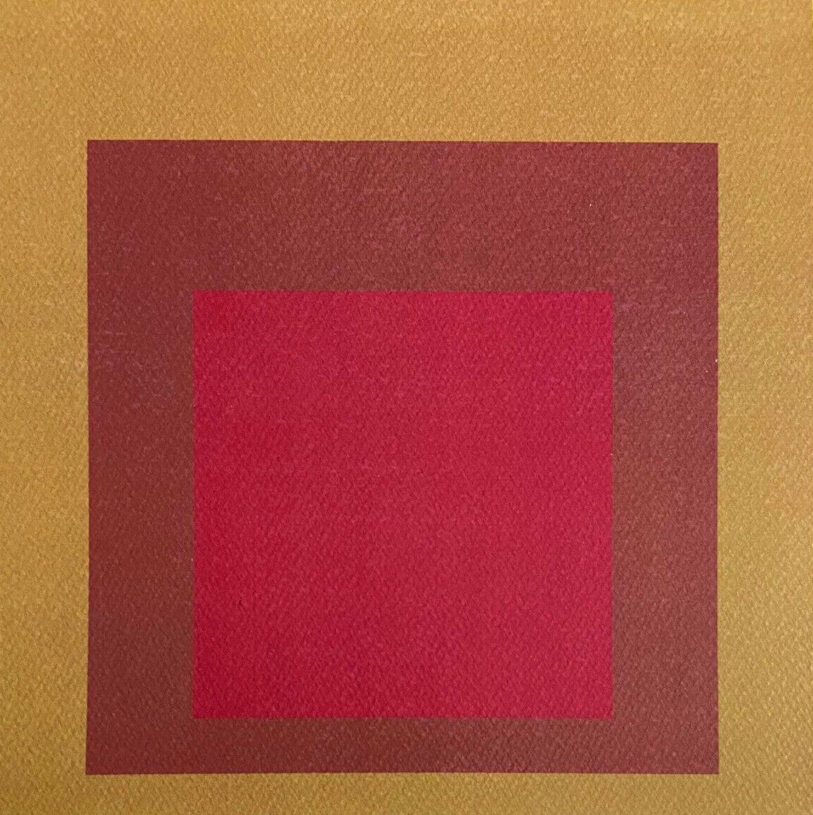 Josef Albers Lithograph Coa Signed O.P. Numbered In Pencil Collection