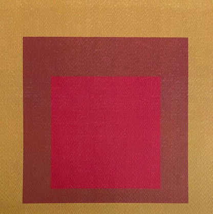 Josef Albers Lithograph Coa Signed O.P. Numbered In Pencil Collection