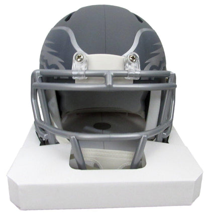 Nolan Smith Signed/Auto Slate Mini Football Helmet Eagles Jsa 193468